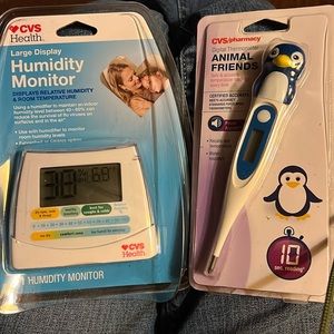 BOGO SALE CVS HUMIDITY MONITOR AND DIGITAL THERMOMETER